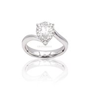 Anello Recarlo Donna in Oro bianco Diamante R850SC004/040-14